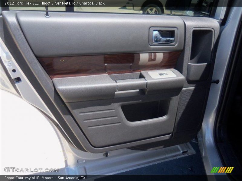 Ingot Silver Metallic / Charcoal Black 2012 Ford Flex SEL