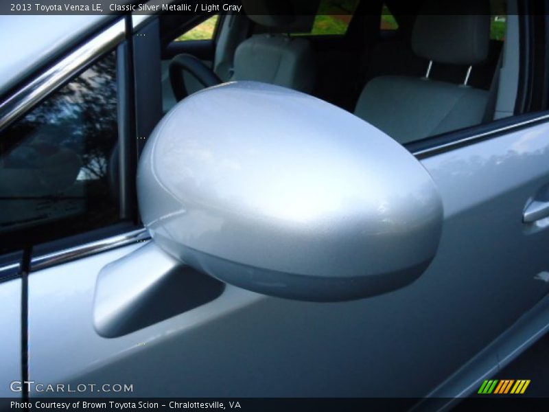 Classic Silver Metallic / Light Gray 2013 Toyota Venza LE