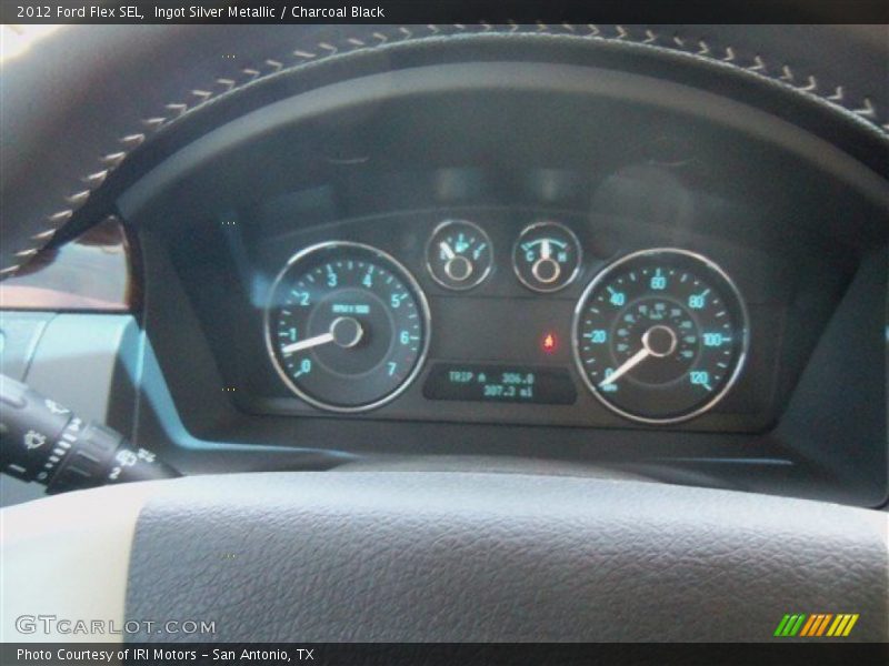 Ingot Silver Metallic / Charcoal Black 2012 Ford Flex SEL
