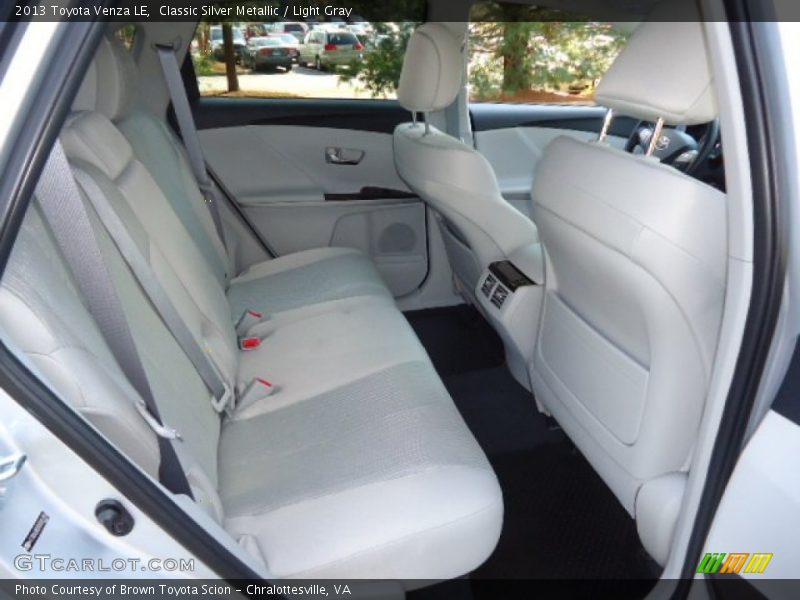 Classic Silver Metallic / Light Gray 2013 Toyota Venza LE