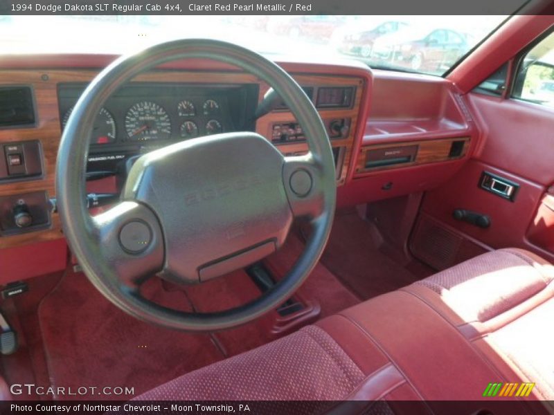 Red Interior - 1994 Dakota SLT Regular Cab 4x4 