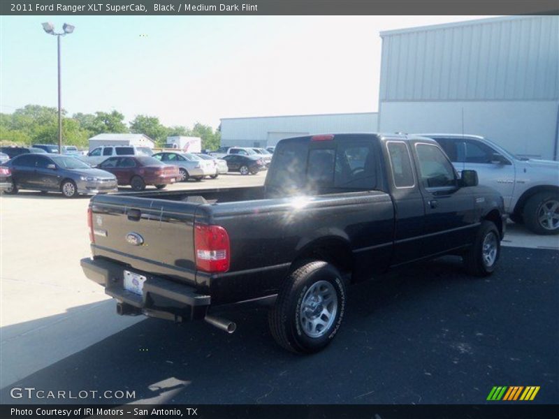 Black / Medium Dark Flint 2011 Ford Ranger XLT SuperCab