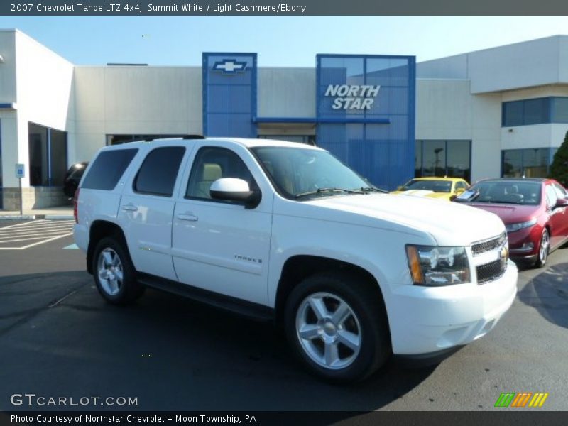 Summit White / Light Cashmere/Ebony 2007 Chevrolet Tahoe LTZ 4x4