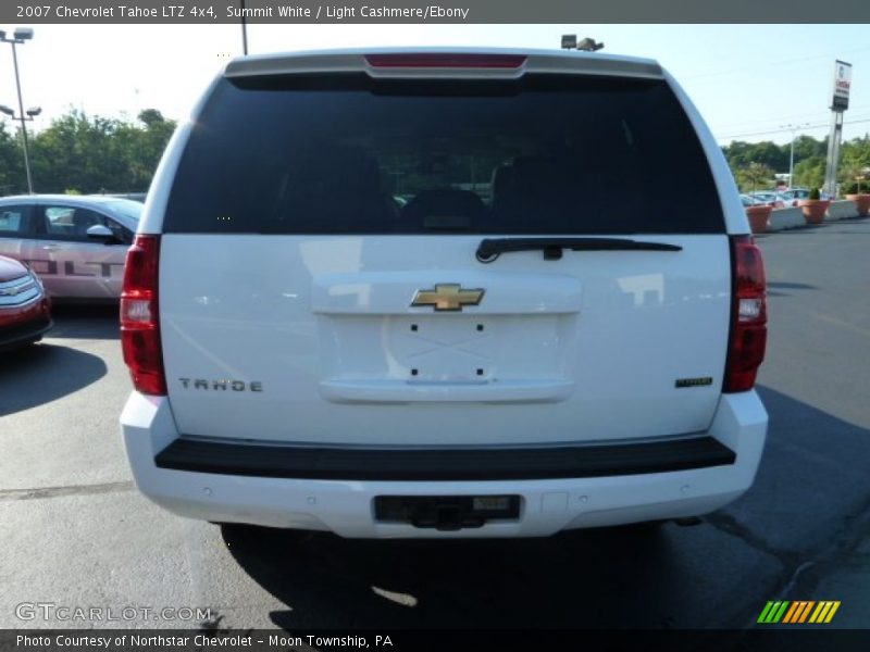 Summit White / Light Cashmere/Ebony 2007 Chevrolet Tahoe LTZ 4x4