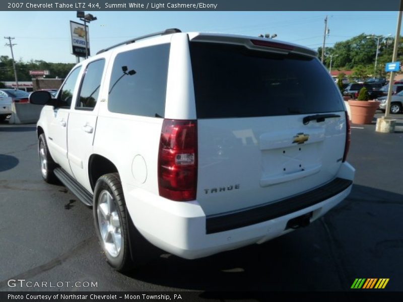 Summit White / Light Cashmere/Ebony 2007 Chevrolet Tahoe LTZ 4x4