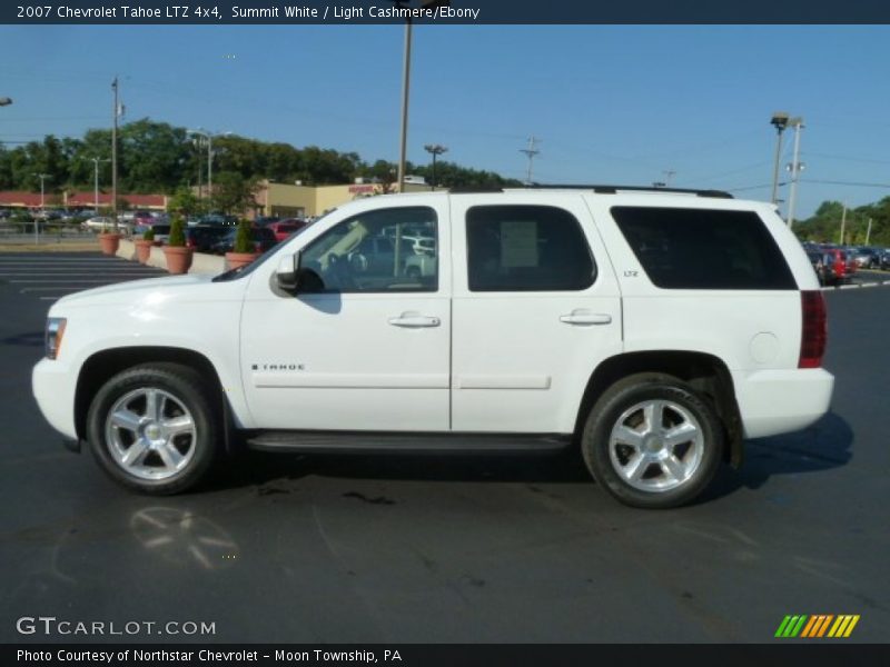 Summit White / Light Cashmere/Ebony 2007 Chevrolet Tahoe LTZ 4x4