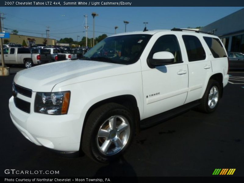 Summit White / Light Cashmere/Ebony 2007 Chevrolet Tahoe LTZ 4x4