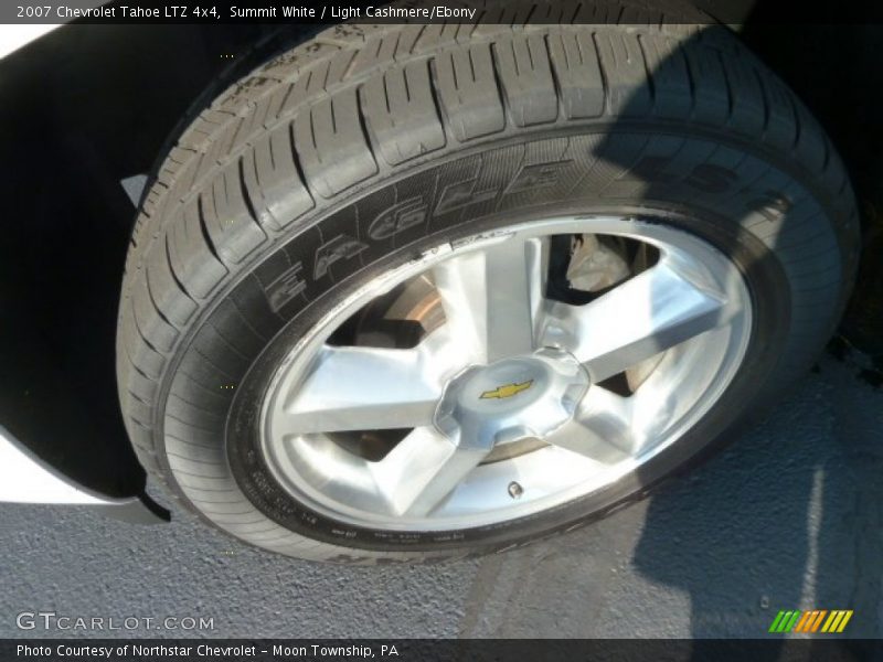 Summit White / Light Cashmere/Ebony 2007 Chevrolet Tahoe LTZ 4x4