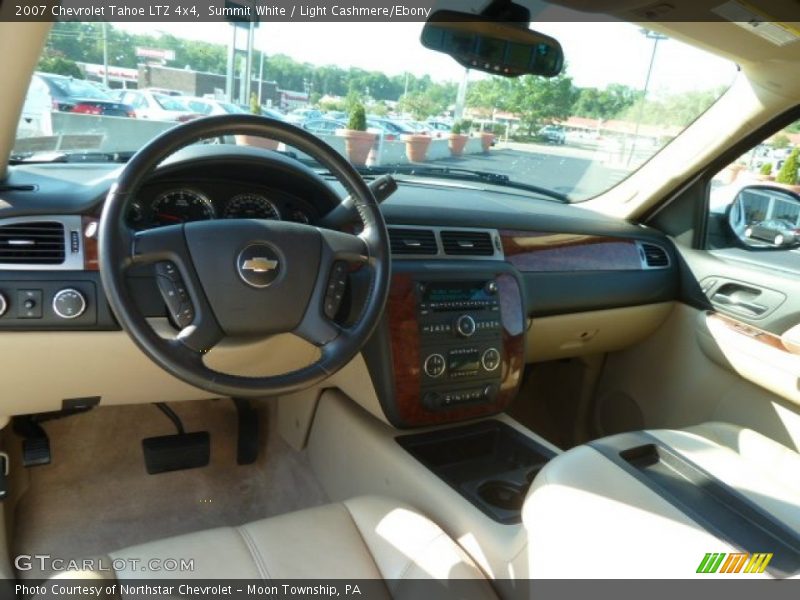 Summit White / Light Cashmere/Ebony 2007 Chevrolet Tahoe LTZ 4x4