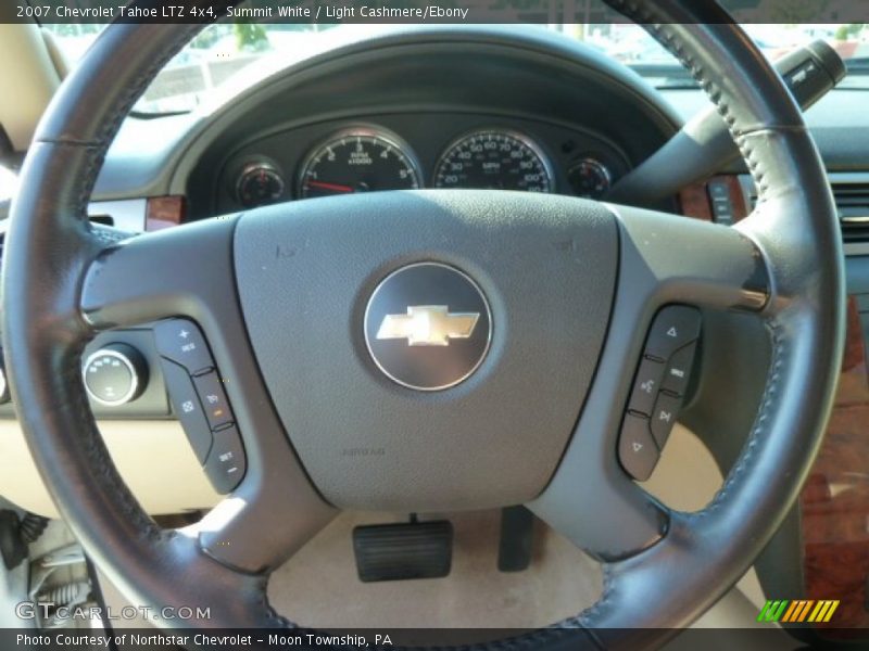 Summit White / Light Cashmere/Ebony 2007 Chevrolet Tahoe LTZ 4x4