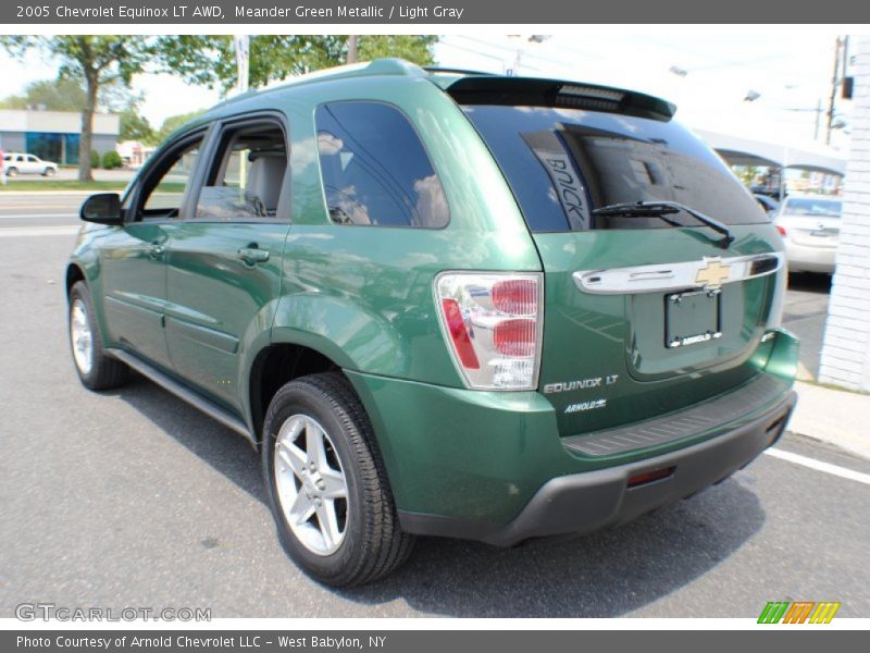Meander Green Metallic / Light Gray 2005 Chevrolet Equinox LT AWD