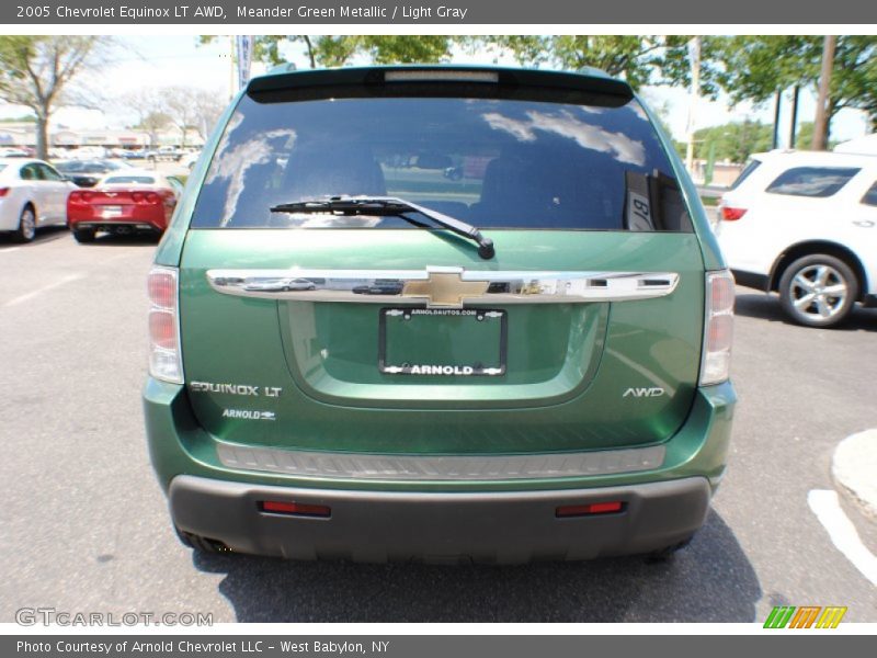 Meander Green Metallic / Light Gray 2005 Chevrolet Equinox LT AWD