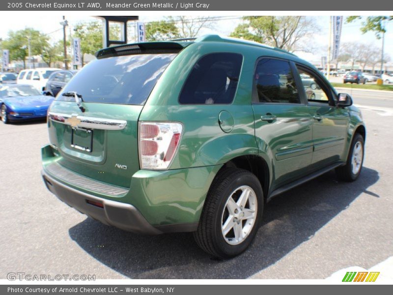 Meander Green Metallic / Light Gray 2005 Chevrolet Equinox LT AWD