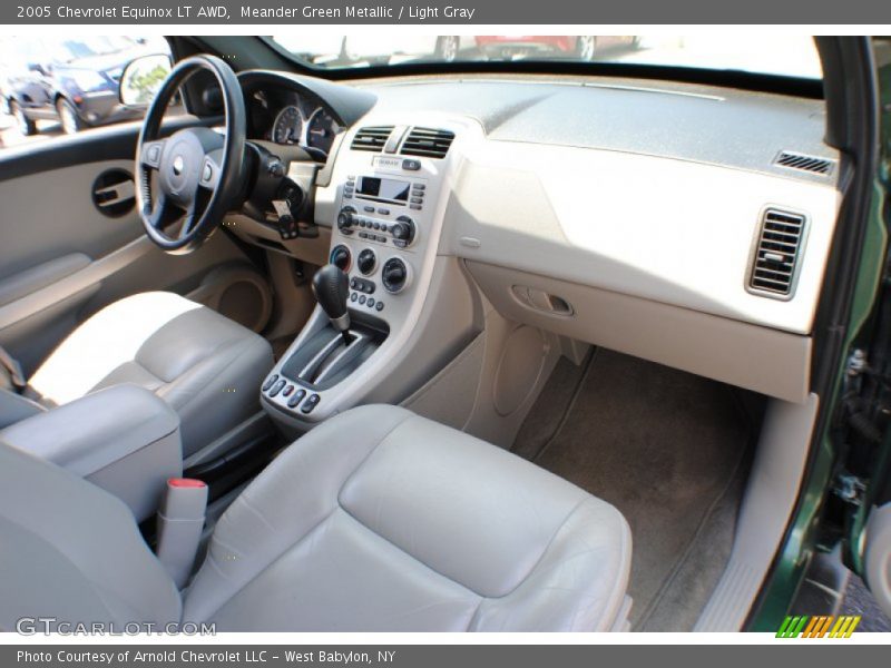 Meander Green Metallic / Light Gray 2005 Chevrolet Equinox LT AWD