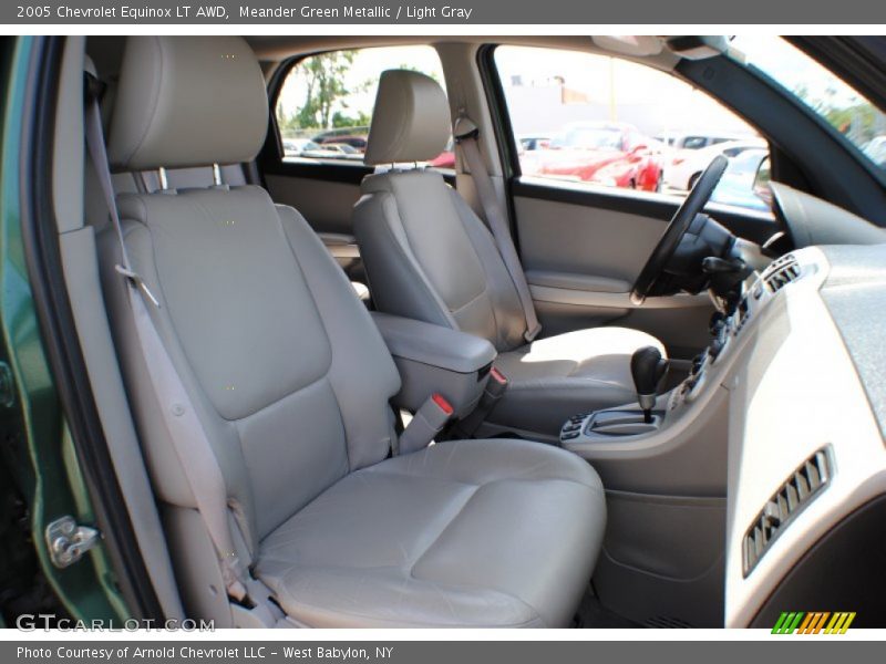 Meander Green Metallic / Light Gray 2005 Chevrolet Equinox LT AWD
