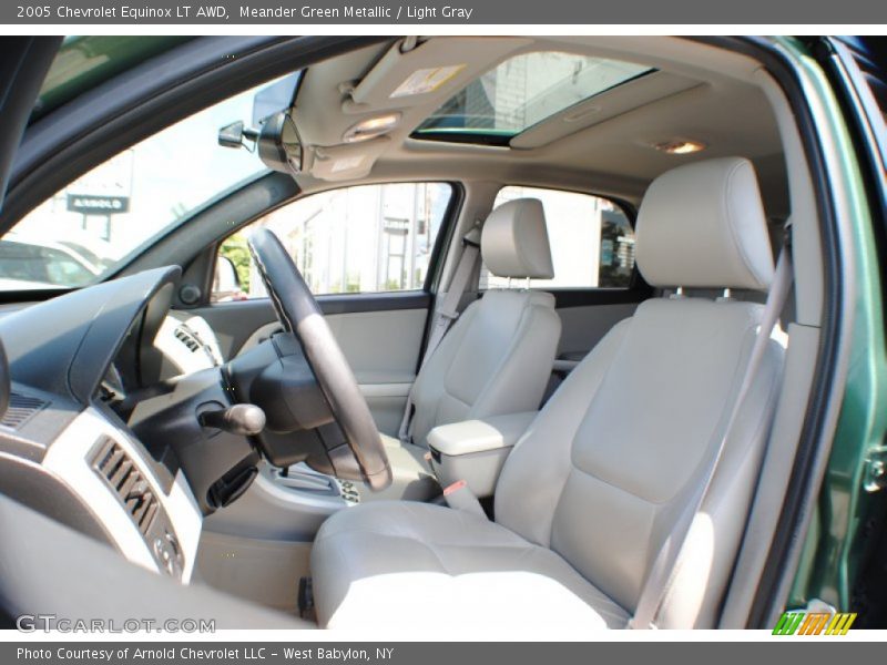Meander Green Metallic / Light Gray 2005 Chevrolet Equinox LT AWD
