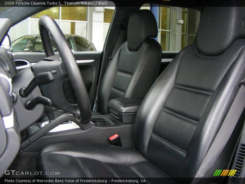 Titanium Metallic / Black 2006 Porsche Cayenne Turbo S