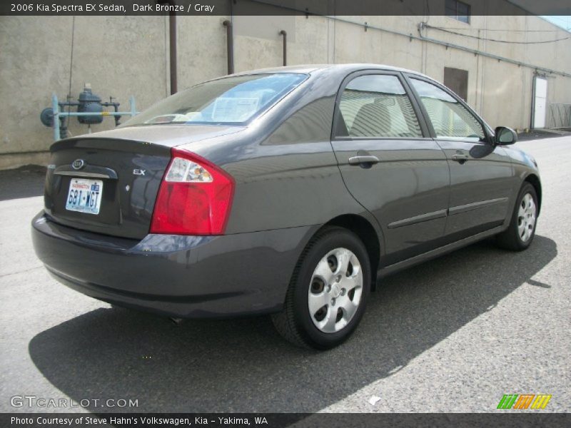 Dark Bronze / Gray 2006 Kia Spectra EX Sedan
