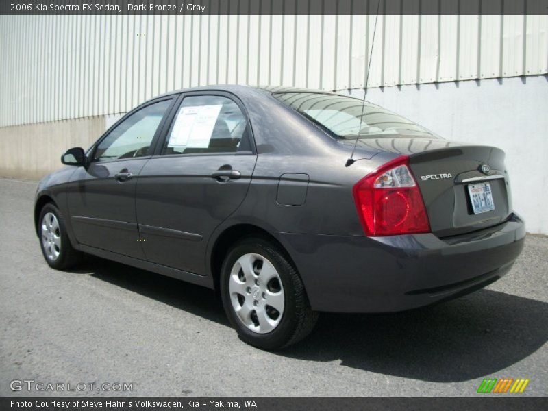 Dark Bronze / Gray 2006 Kia Spectra EX Sedan