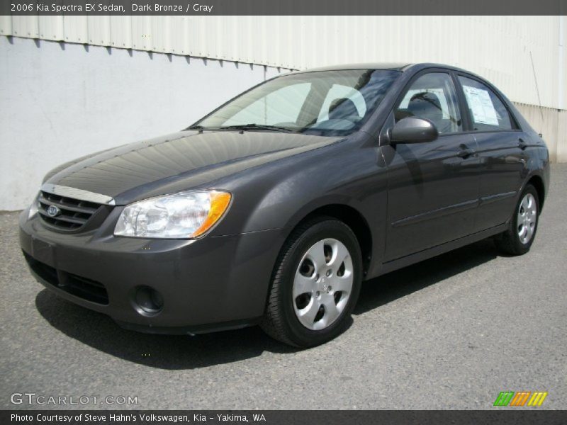 Dark Bronze / Gray 2006 Kia Spectra EX Sedan