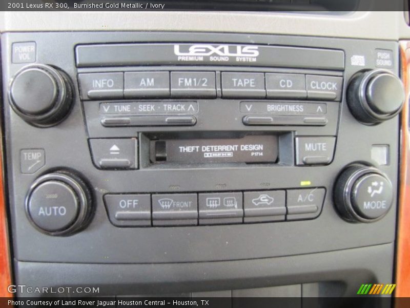 Burnished Gold Metallic / Ivory 2001 Lexus RX 300
