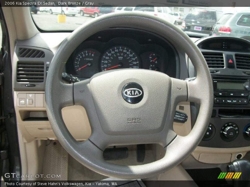 Dark Bronze / Gray 2006 Kia Spectra EX Sedan