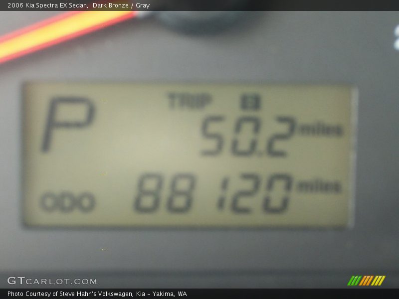 Dark Bronze / Gray 2006 Kia Spectra EX Sedan