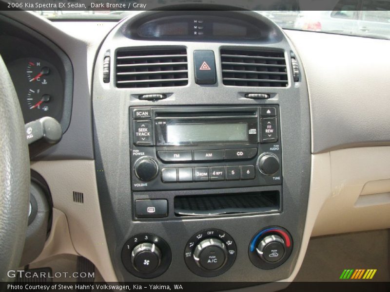 Dark Bronze / Gray 2006 Kia Spectra EX Sedan