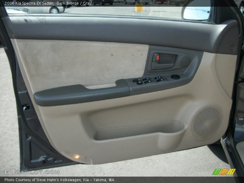 Dark Bronze / Gray 2006 Kia Spectra EX Sedan