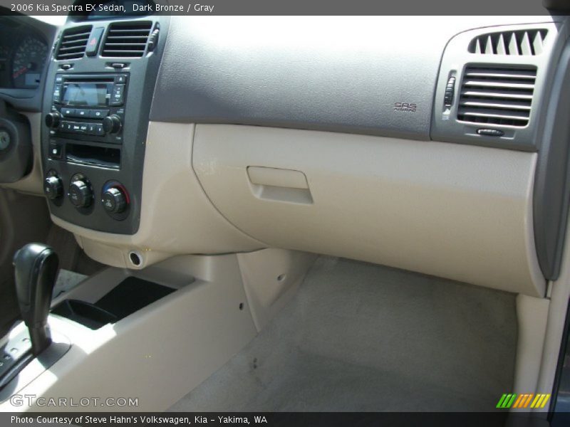 Dark Bronze / Gray 2006 Kia Spectra EX Sedan
