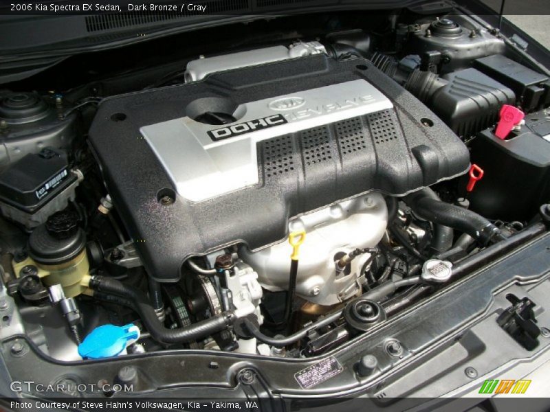 Dark Bronze / Gray 2006 Kia Spectra EX Sedan