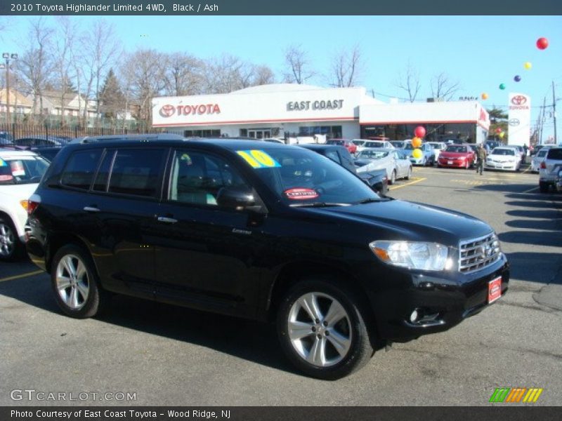 Black / Ash 2010 Toyota Highlander Limited 4WD