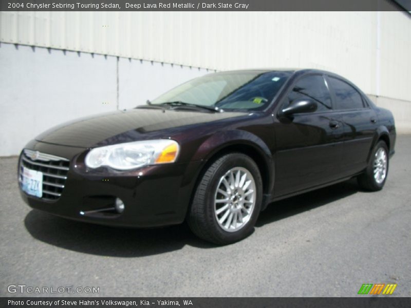 Deep Lava Red Metallic / Dark Slate Gray 2004 Chrysler Sebring Touring Sedan