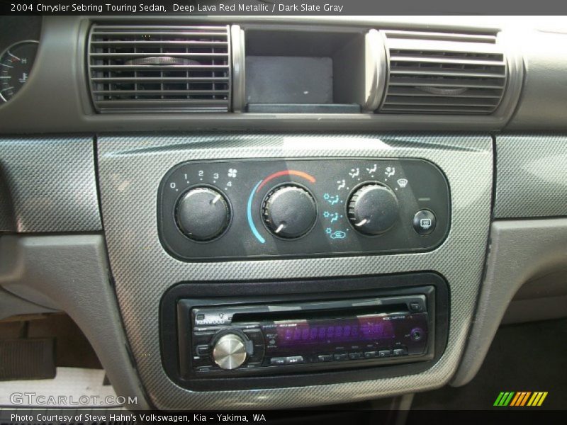 Deep Lava Red Metallic / Dark Slate Gray 2004 Chrysler Sebring Touring Sedan