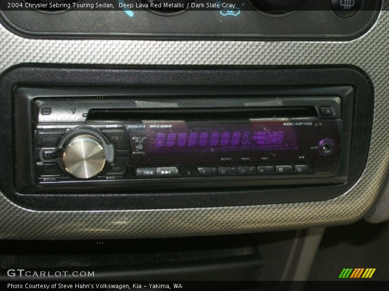 Deep Lava Red Metallic / Dark Slate Gray 2004 Chrysler Sebring Touring Sedan