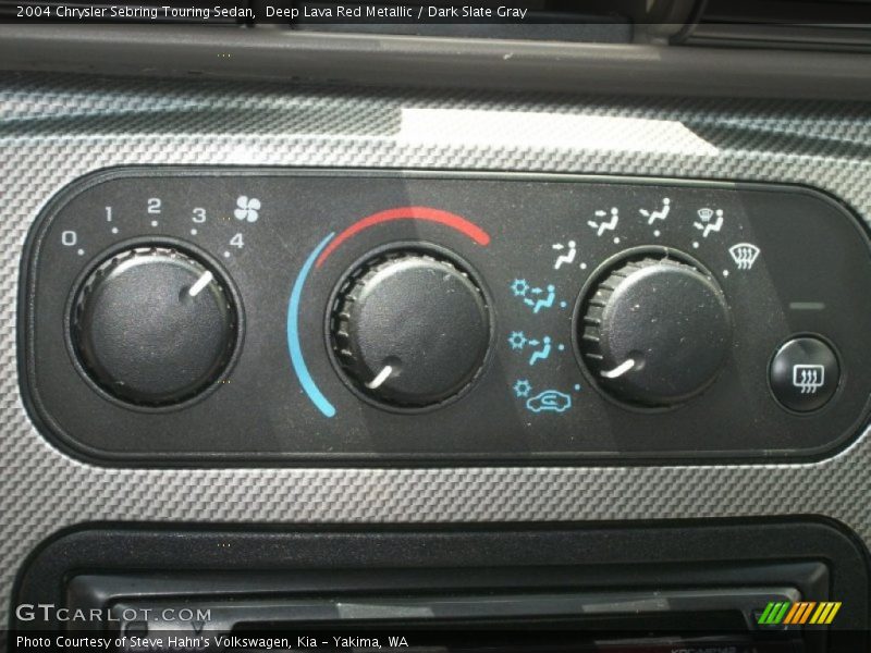 Deep Lava Red Metallic / Dark Slate Gray 2004 Chrysler Sebring Touring Sedan