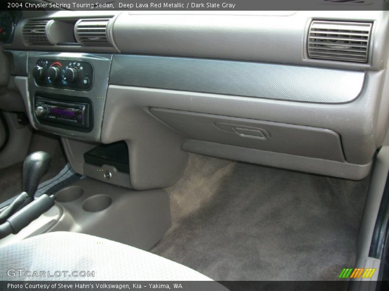 Deep Lava Red Metallic / Dark Slate Gray 2004 Chrysler Sebring Touring Sedan