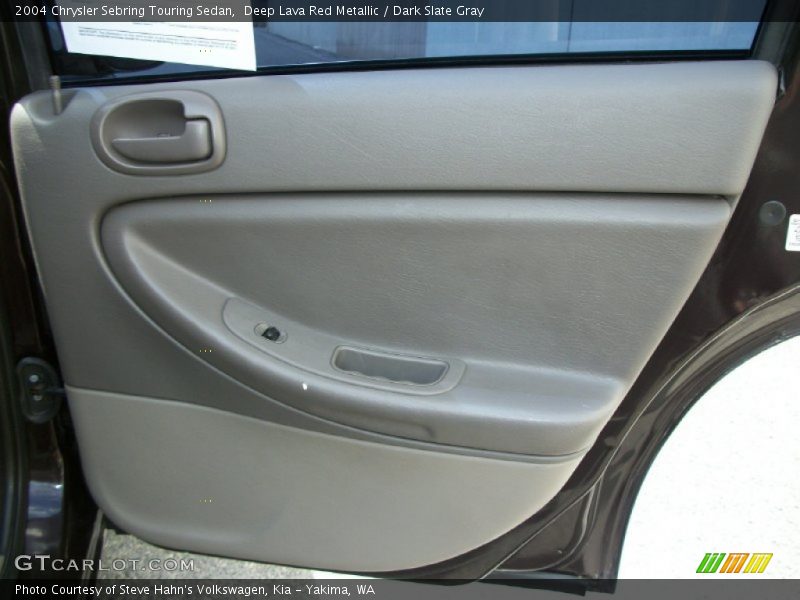 Deep Lava Red Metallic / Dark Slate Gray 2004 Chrysler Sebring Touring Sedan