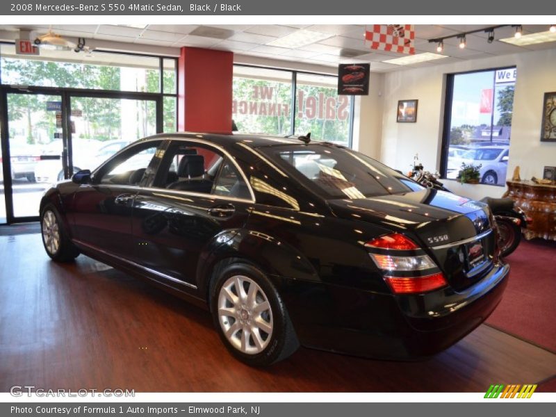 Black / Black 2008 Mercedes-Benz S 550 4Matic Sedan