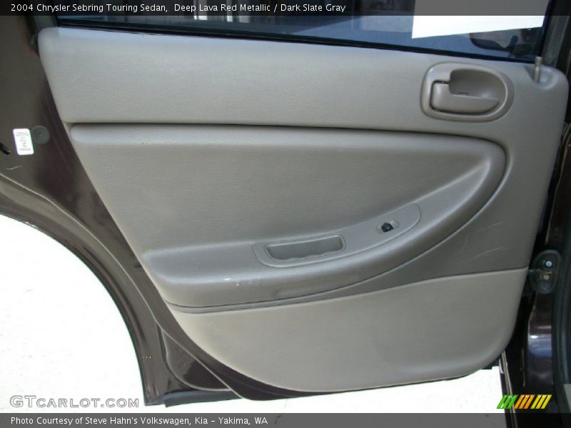 Deep Lava Red Metallic / Dark Slate Gray 2004 Chrysler Sebring Touring Sedan