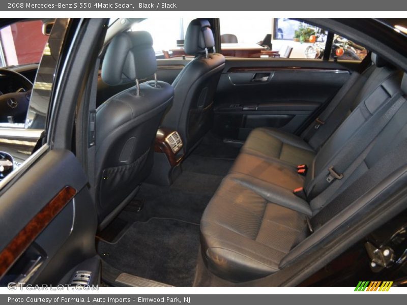 Black / Black 2008 Mercedes-Benz S 550 4Matic Sedan