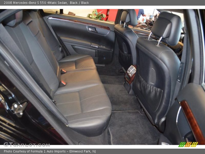 Black / Black 2008 Mercedes-Benz S 550 4Matic Sedan