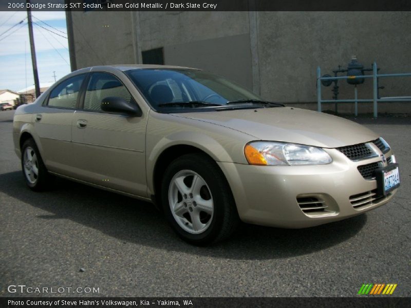 Linen Gold Metallic / Dark Slate Grey 2006 Dodge Stratus SXT Sedan