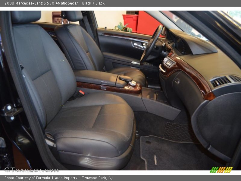 Black / Black 2008 Mercedes-Benz S 550 4Matic Sedan