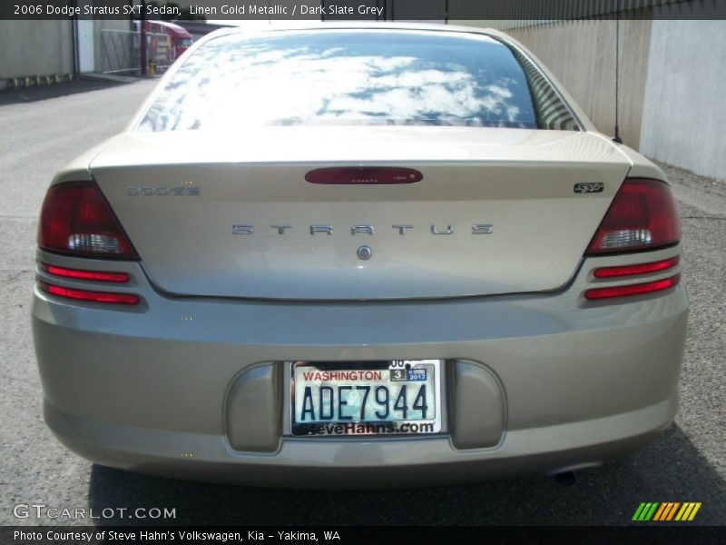 Linen Gold Metallic / Dark Slate Grey 2006 Dodge Stratus SXT Sedan