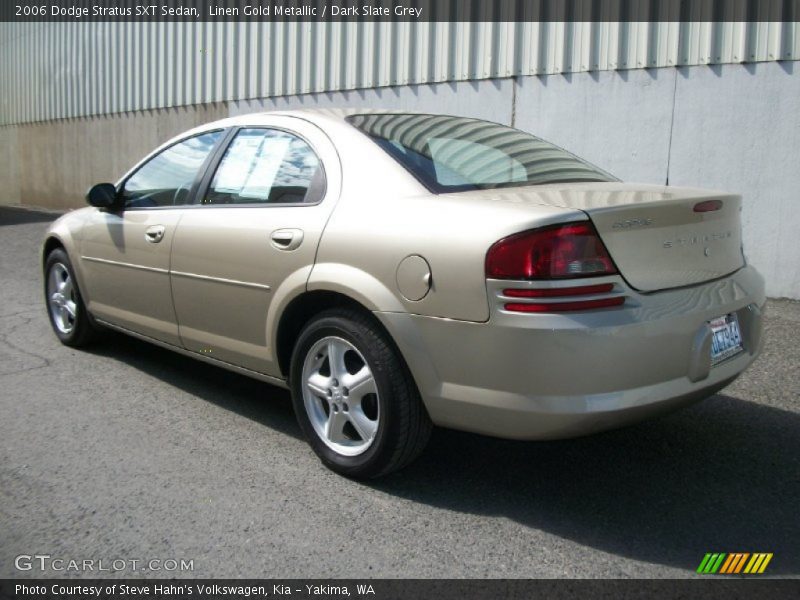 Linen Gold Metallic / Dark Slate Grey 2006 Dodge Stratus SXT Sedan