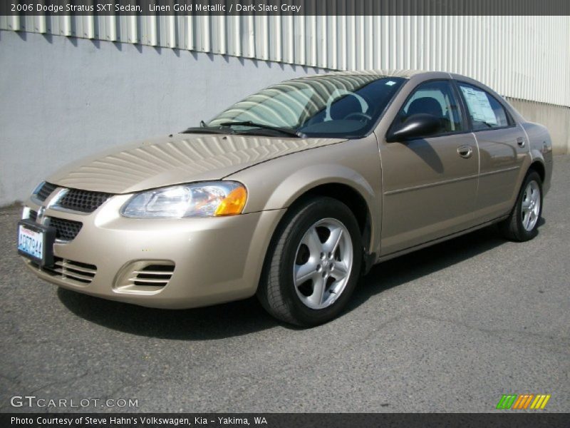 Linen Gold Metallic / Dark Slate Grey 2006 Dodge Stratus SXT Sedan