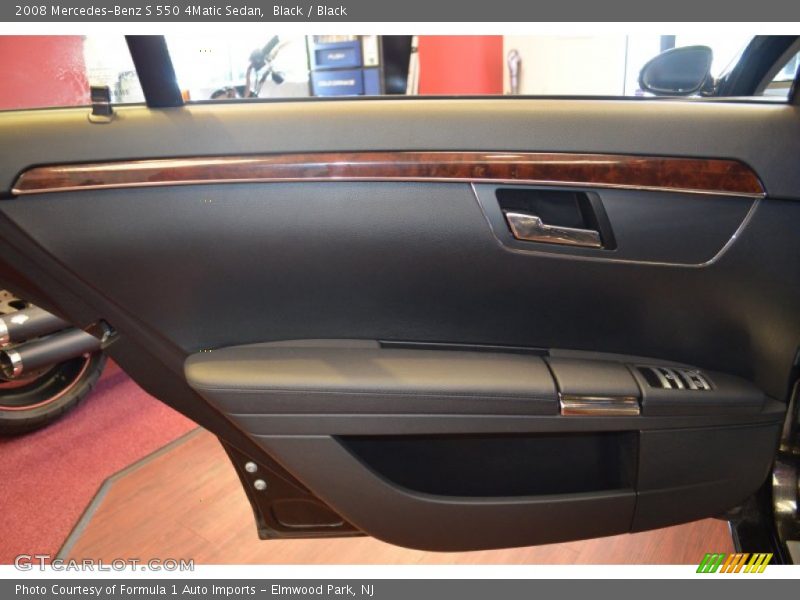 Black / Black 2008 Mercedes-Benz S 550 4Matic Sedan