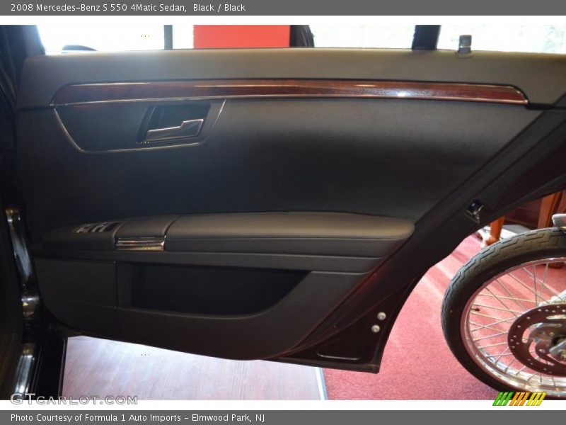 Black / Black 2008 Mercedes-Benz S 550 4Matic Sedan