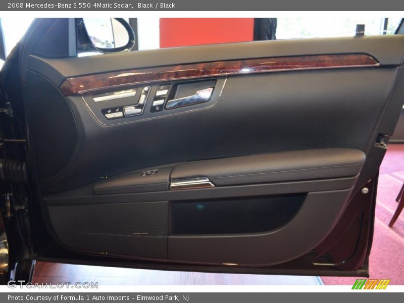 Black / Black 2008 Mercedes-Benz S 550 4Matic Sedan
